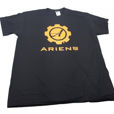 T-shirt à manches courtes noir Ariens